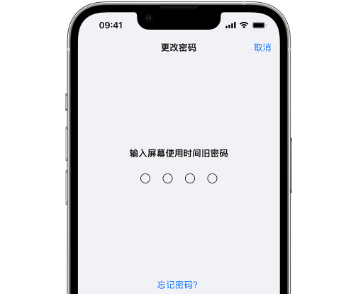 华宁iPhone屏幕维修分享iPhone屏幕使用时间密码忘记了怎么办 