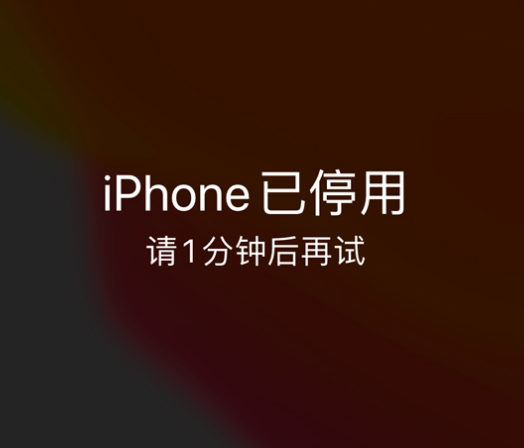 华宁苹果手机维修分享:iPhone 显示“不可用”或“已停用”怎么办？还能保留数据吗？ 