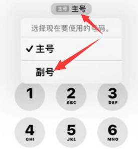 华宁苹果14维修店分享iPhone 14 Pro Max使用副卡打电话的方法 