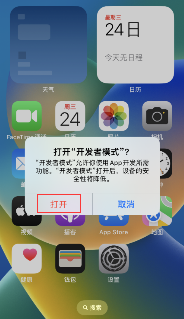 华宁苹果手机维修分享如何打开开发者模式 