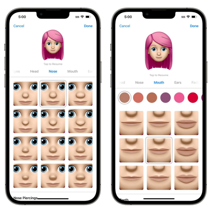 华宁苹果手机维修分享​iOS 16中的拟我表情有了哪些变化和升级 
